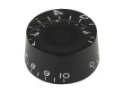 KB-110-IM Boston  speed knob, transparent black, fits 24 fine (CTS) and 18 coarse knurl (Alpha), m.i. Japan