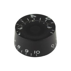   KB-110-IM Boston  speed knob, transparent black, fits 24 fine (CTS) and 18 coarse knurl (Alpha), m.i. Japan