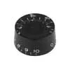KB-110-IM Boston  speed knob, transparent black, fits 24 fine (CTS) and 18 coarse knurl (Alpha), m.i. Japan