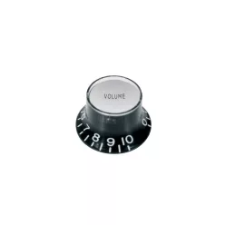   KB-130-V Boston  bell knob SG model, black with chrome cap, metric fit, volume
