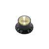 KB-132-V Boston  bell knob SG model, black with gold cap, volume