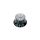 KB-134-T Boston  bell knob SG model, for inch type pot shaft, black with chrome cap, tone