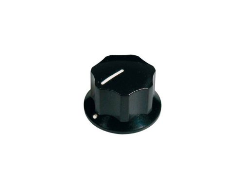 KB-145-L Boston  knob, Jocker bass, black, with set screw, large