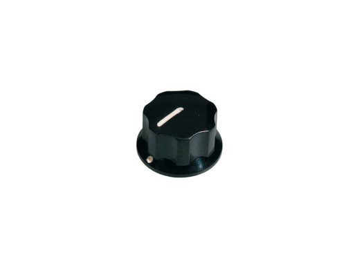 KB-145-S Boston  knob, Jocker bass, black, with set screw, small