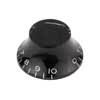 KB-160-IM Boston  bell knob, transparent black, fits 24 fine (CTS) and 18 coarse knurl (Alpha), m.i. Japan