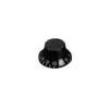 KB-160I-R Boston  bell knob, LP, embossed numbers, inch size for USA pots, relic black