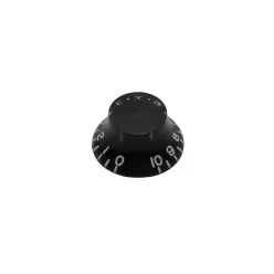 KB-160L Boston  bell knob, lefty, transparent black