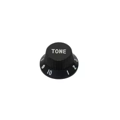   KB-1726-T Boston  bell knob, Stallion, black, fits both 24 fine (CTS) and 18 coarse knurl (Alpha), m.i. Japan, tone