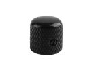 KB-210 Boston  dome knob, metal, diam 19,0 x19,0mm, with set screw, shaft size 6,1mm, black