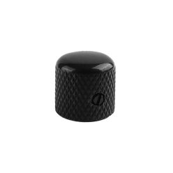   KB-210 Boston  dome knob, metal, diam 19,0 x19,0mm, with set screw, shaft size 6,1mm, black