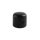 KB-210 Boston  dome knob, metal, diam 19,0 x19,0mm, with set screw, shaft size 6,1mm, black