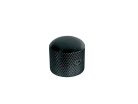 KB-220 Boston  dome knob, metal, diam 18,0 x18,0mm, with set screw allen type, shaft size 6,1mm, black