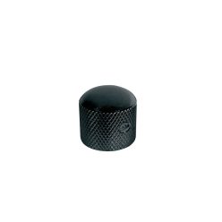   KB-220 Boston  dome knob, metal, diam 18,0 x18,0mm, with set screw allen type, shaft size 6,1mm, black