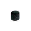 KB-225 Boston  dome knob, metal, diam 15,0 x14,0mm, with set screw allen type, shaft size 6,1mm, black