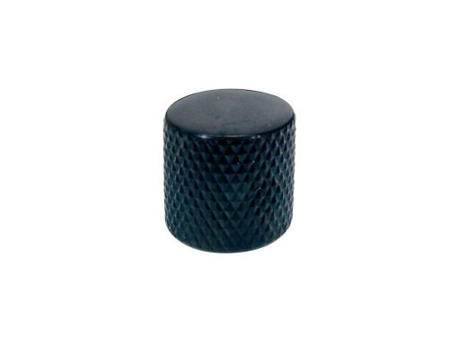 KB-230 Boston  dome knob, metal, diam 19,0 x19,0mm, push on, shaft size 6,0mm, black