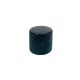 KB-230 Boston  dome knob, metal, diam 19,0 x19,0mm, push on, shaft size 6,0mm, black