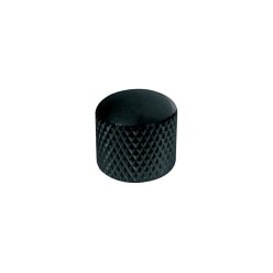   KB-235 Boston  dome knob, metal, diam 19,0 x19,0mm, push on, shaft size 6,0mm, black