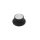 KB-261 Boston  bell knob with pearloid inlay, black