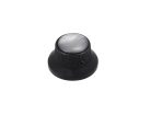 KB-263 Boston  bell knob with black pearl inlay, black