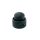 KB-270 Boston  double dome knob, metal, 14x11 + 19x10mm, with set screws allen type, shaft size 3,0 + 6,0, black