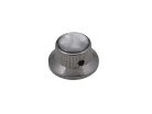 KBN-263 Boston  bell knob with black pearl inlay, black nickel