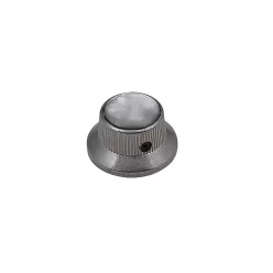   KBN-263 Boston  bell knob with black pearl inlay, black nickel