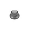 KBN-263 Boston  bell knob with black pearl inlay, black nickel