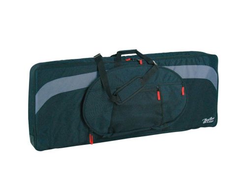 KBT-105-BG Boston Super Packer keyboard bag, 25 mm. padded, black & grey, 1005 x 450 x 160 mm.