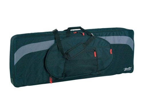 KBT-130-BG Boston Super Packer keyboard bag, 25 mm. padded, black & grey, 1300 x 360 x 130 mm.