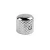 KCH-210 Boston  dome knob, metal, diam 19,0 x19,0mm, with set screw, shaft size 6,1mm, chrome