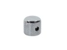 KCH-220 Boston  dome knob, metal, diam 18,0 x18,0mm, with set screw allen type, shaft size 6,1mm, chrome