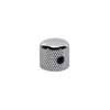 KCH-225 Boston  dome knob, metal, diam 15,0 x14,0mm, with set screw allen type, shaft size 6,1mm, chrome