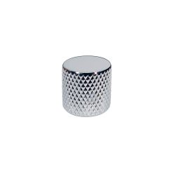   KCH-230 Boston  dome knob, metal, diam 19,0 x19,0mm, push on, shaft size 6,0mm, chrome
