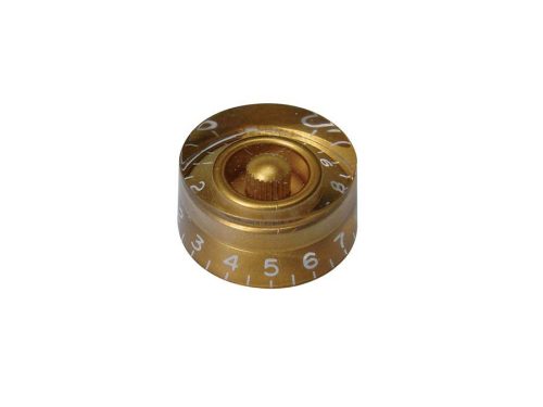 KG-110 Boston  speed knob (hatbox), transparent gold