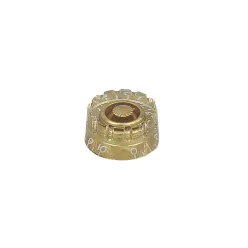 KG-112 Boston  speed knob (notched edge), transparent gold