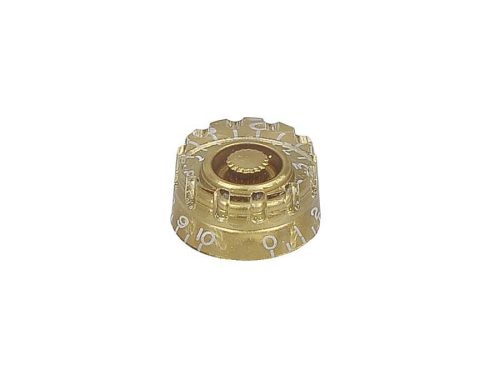 KG-112 Boston  speed knob (notched edge), transparent gold