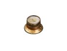 KG-130-VSIR Boston  hat knob LP/SG style, gold with silver cap, relic, Volume, inch size for USA pots