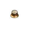 KG-130-VSIR Boston  hat knob LP/SG style, gold with silver cap, relic, Volume, inch size for USA pots