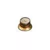 KG-130-VSIR Boston  hat knob LP/SG style, gold with silver cap, relic, Volume, inch size for USA pots