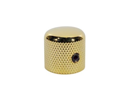 KG-220 Boston  dome knob, metal, diam 18,0 x18,0mm, with set screw allen type, shaft size 6,1mm, gold