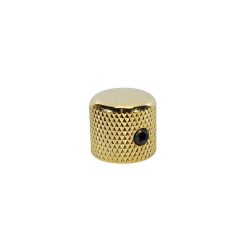   KG-225 Boston  dome knob, metal, diam 15,0 x14,0mm, with set screw allen type, shaft size 6,1mm, gold