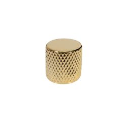   KG-230 Boston  dome knob, metal, diam 19,0 x19,0mm, push on, shaft size 6,0mm, gold