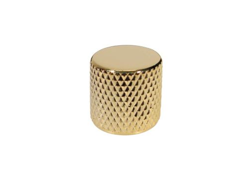 KG-230 Boston  dome knob, metal, diam 19,0 x19,0mm, push on, shaft size 6,0mm, gold