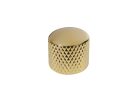 KG-235 Boston  dome knob, metal, diam 19,0 x19,0mm, push on, shaft size 6,0mm, gold