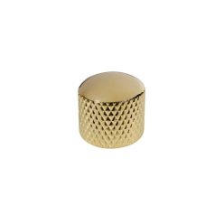   KG-235 Boston  dome knob, metal, diam 19,0 x19,0mm, push on, shaft size 6,0mm, gold