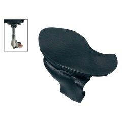   KH-61 Wolf  chinrest for violin and viola 'maestro'-model, metal black, nappa, patented screws