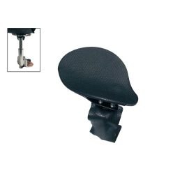   KH-74 Wolf  chinrest for violin and viola 'special'-model, metal black, nappa, patented screws