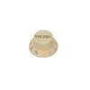 KI-1726-V Boston  bell knob, Stallion, ivory, volume, fits both 24 fine (CTS) and 18 coarse knurl (Alpha) incl. Japan
