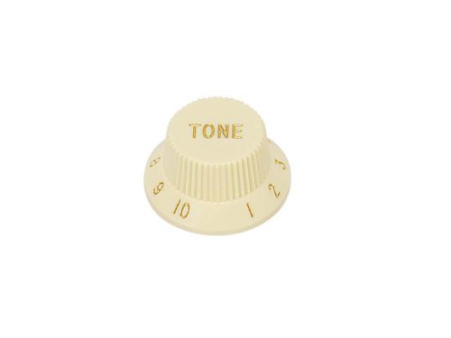 KI-240-T Boston  bell knob, Stallion, ivory, tone, metric, fits 18 coarse knurl (Alpha) incl. Japan