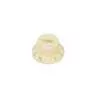 KI-240-T Boston  bell knob, Stallion, ivory, tone, metric, fits 18 coarse knurl (Alpha) incl. Japan
